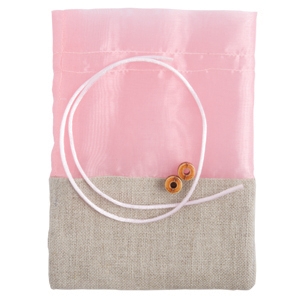 Light Pink Organza Bag L