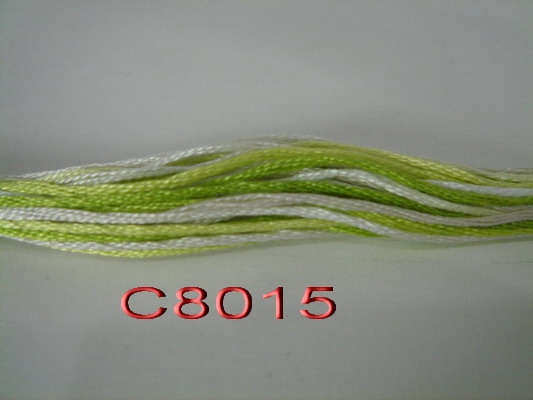 ไหมปักผ้าสีเหลือบ CS 25